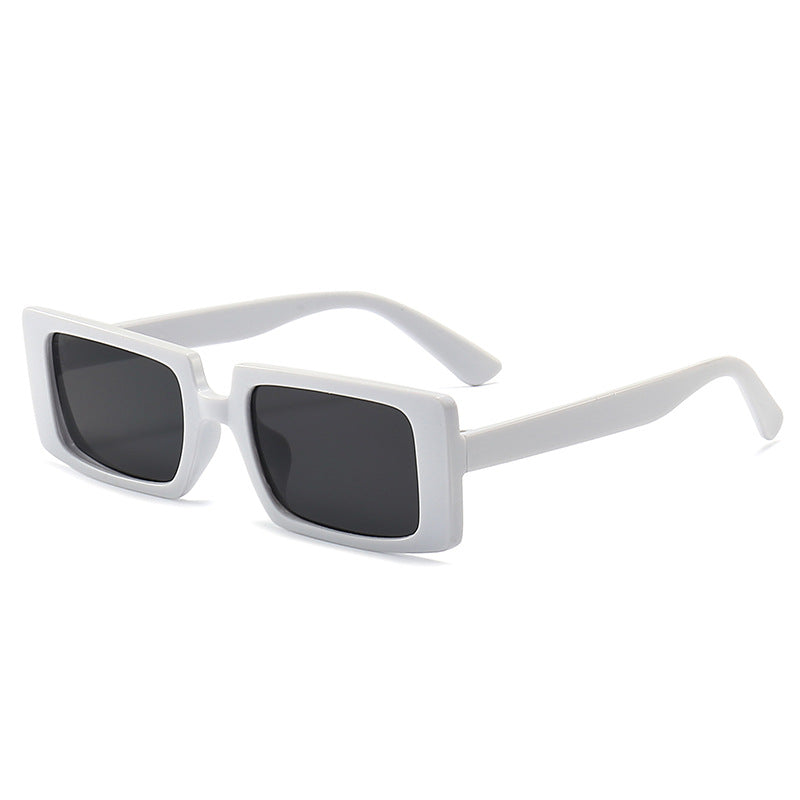 Wholesale Square Frame Transparent Color PC Sunglasses